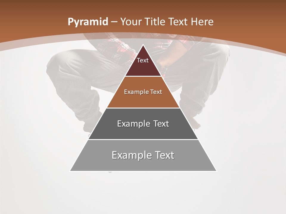 Fly Male Stretching PowerPoint Template