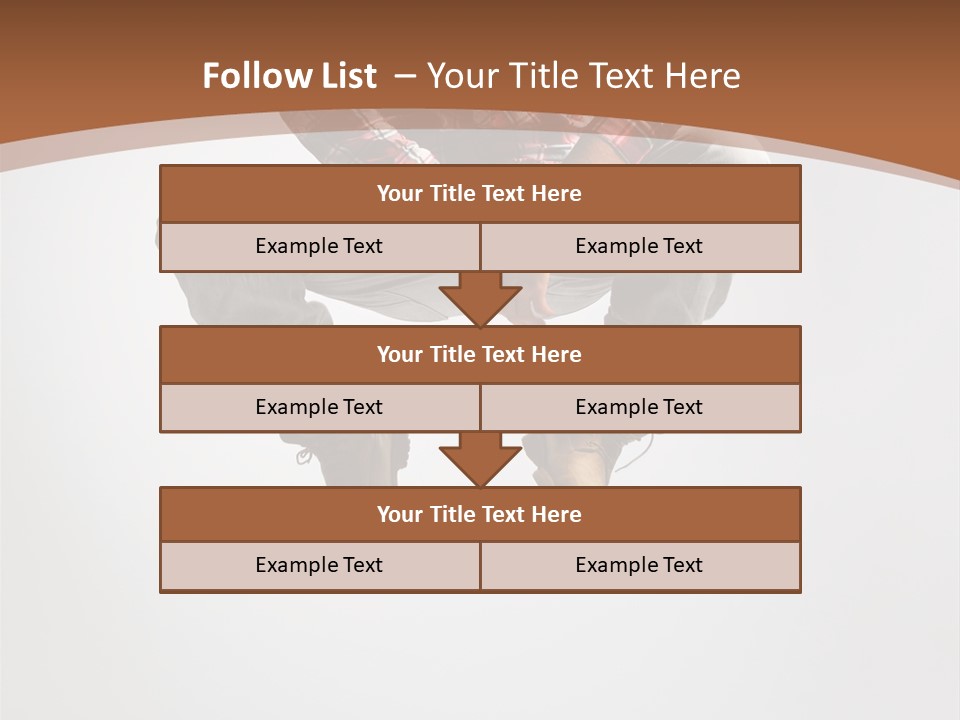 Fly Male Stretching PowerPoint Template