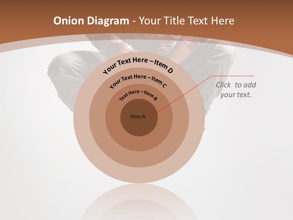 Fly Male Stretching PowerPoint Template