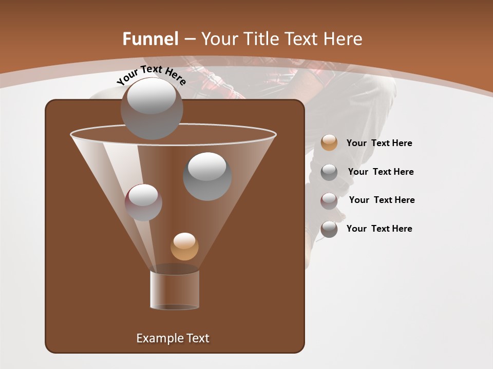 Fly Male Stretching PowerPoint Template