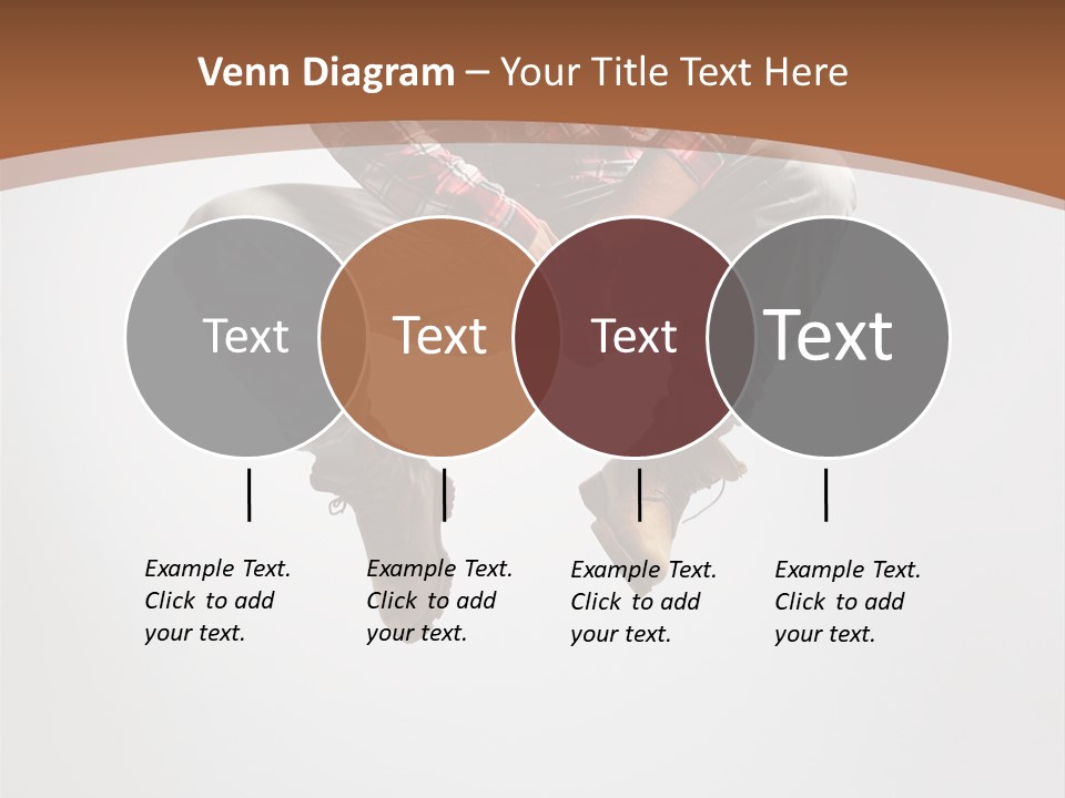 Fly Male Stretching PowerPoint Template