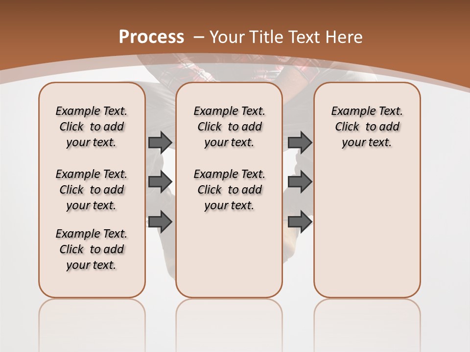 Fly Male Stretching PowerPoint Template
