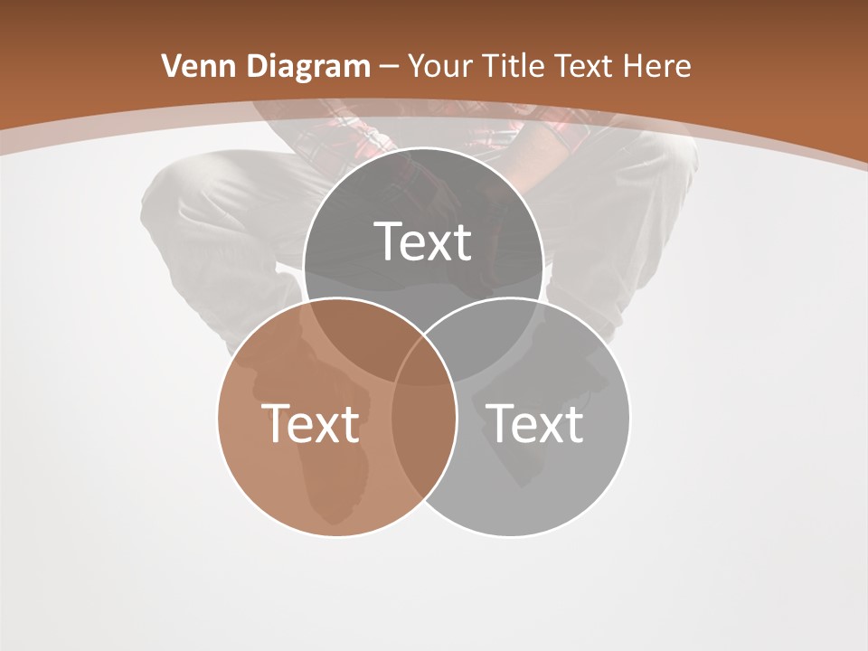 Fly Male Stretching PowerPoint Template