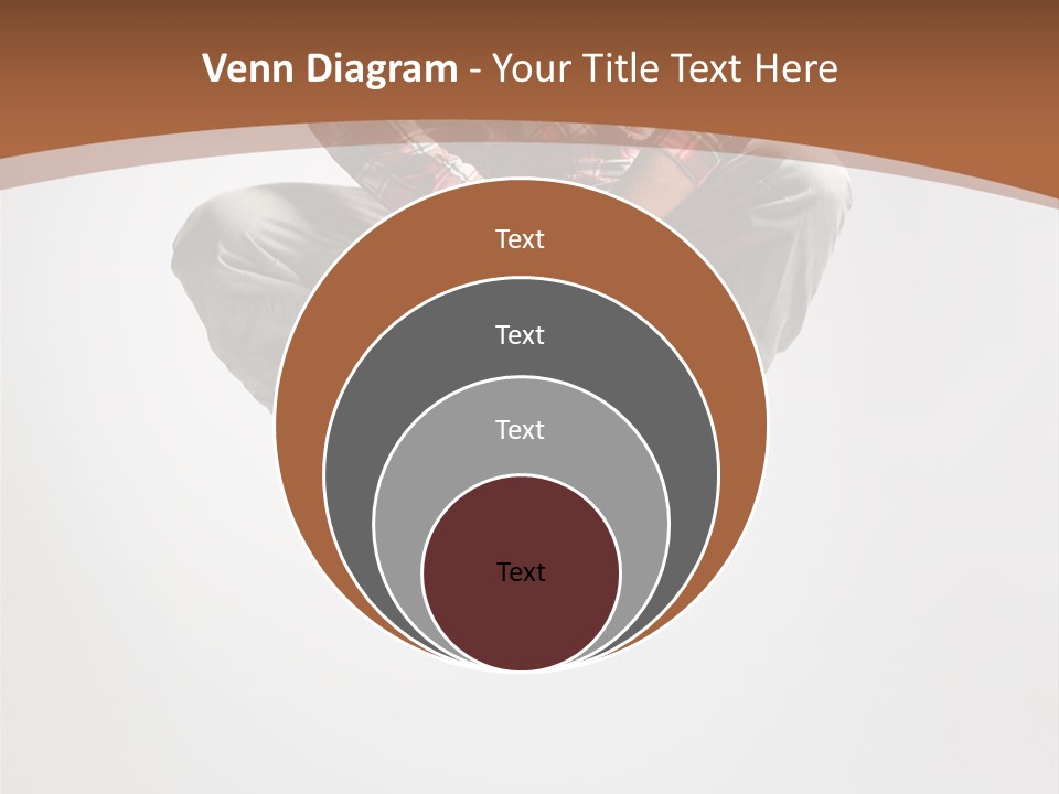 Fly Male Stretching PowerPoint Template
