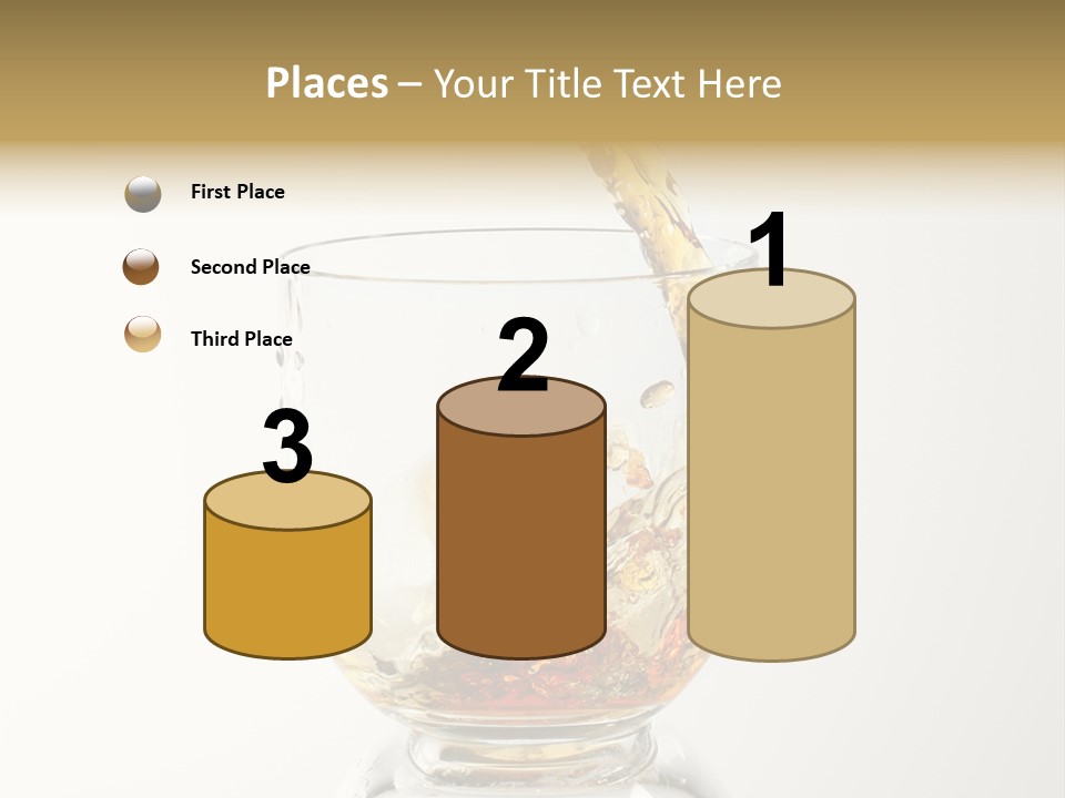 Brandy Alcohol Flow PowerPoint Template
