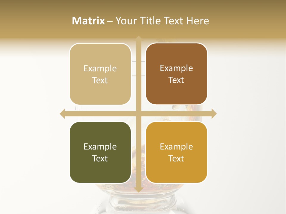 Brandy Alcohol Flow PowerPoint Template