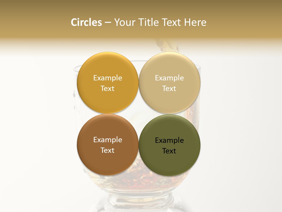 Brandy Alcohol Flow PowerPoint Template