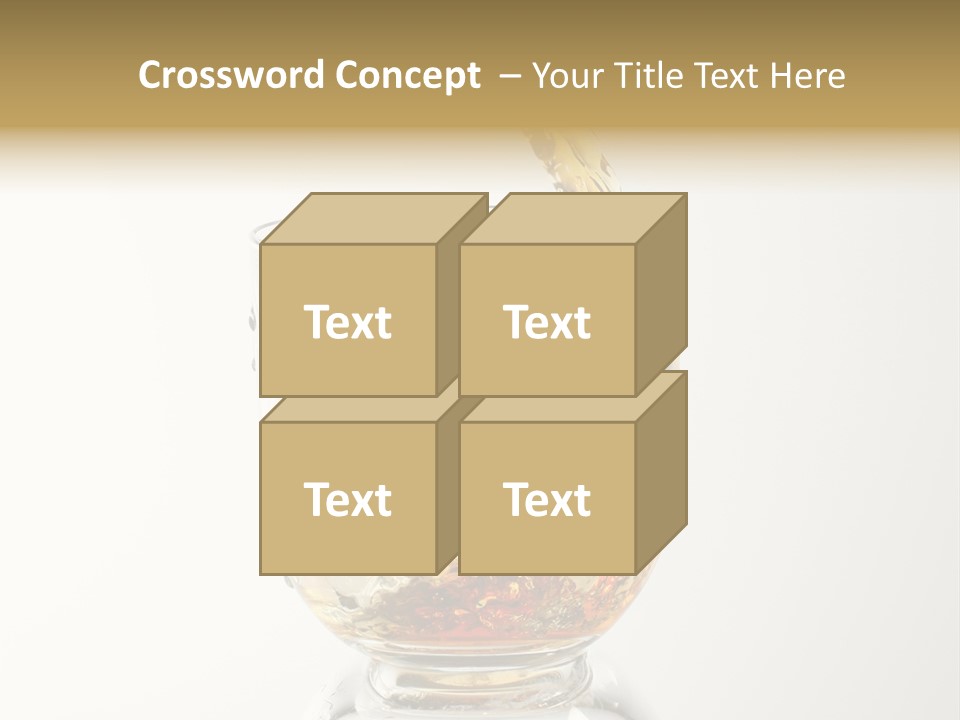 Brandy Alcohol Flow PowerPoint Template