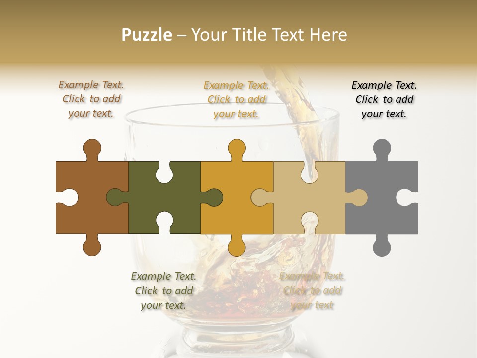 Brandy Alcohol Flow PowerPoint Template