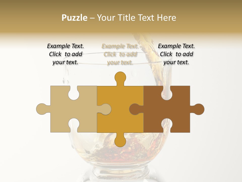 Brandy Alcohol Flow PowerPoint Template