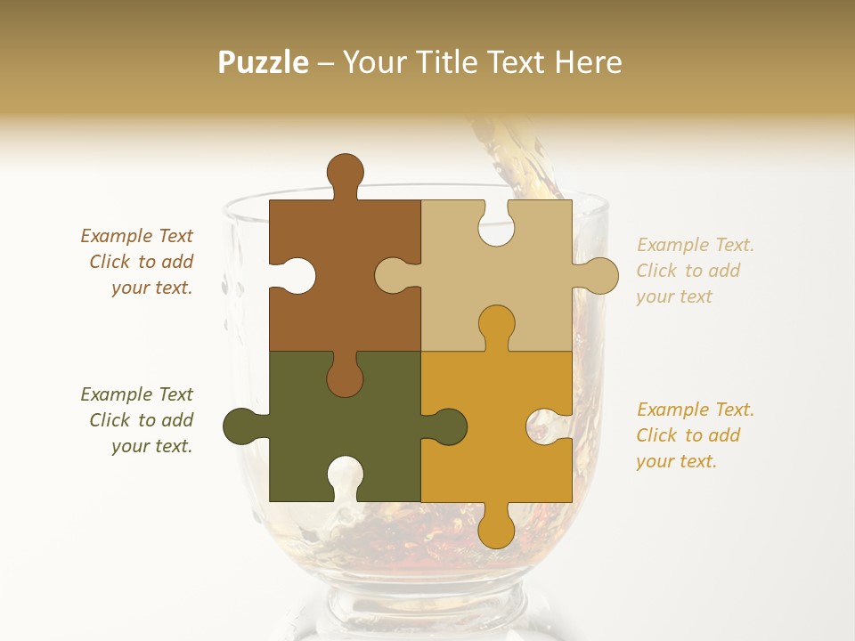 Brandy Alcohol Flow PowerPoint Template