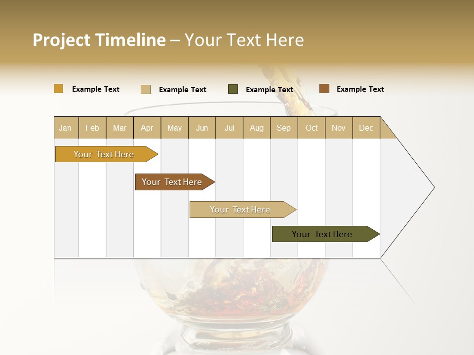 Brandy Alcohol Flow PowerPoint Template