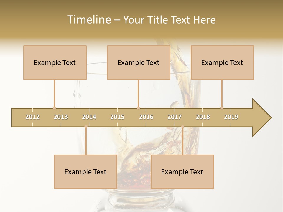 Brandy Alcohol Flow PowerPoint Template