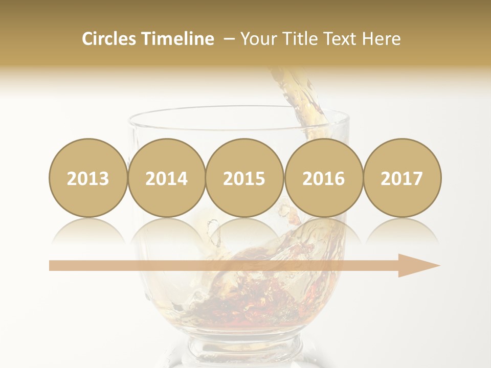 Brandy Alcohol Flow PowerPoint Template