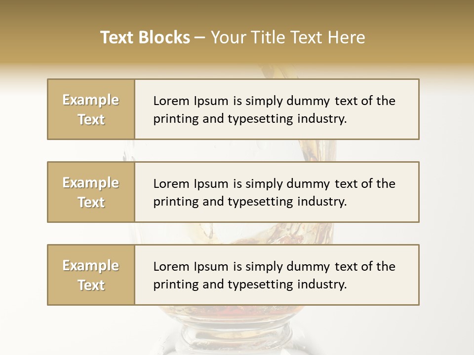 Brandy Alcohol Flow PowerPoint Template