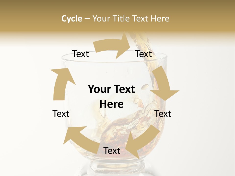 Brandy Alcohol Flow PowerPoint Template