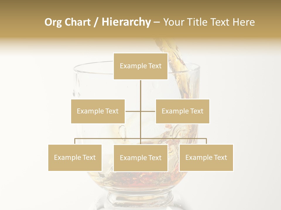 Brandy Alcohol Flow PowerPoint Template