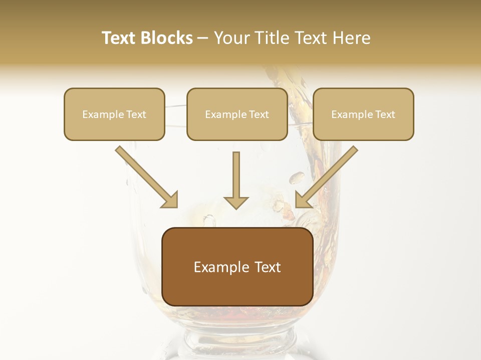 Brandy Alcohol Flow PowerPoint Template