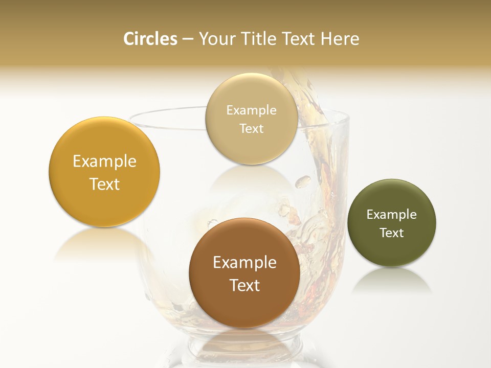 Brandy Alcohol Flow PowerPoint Template