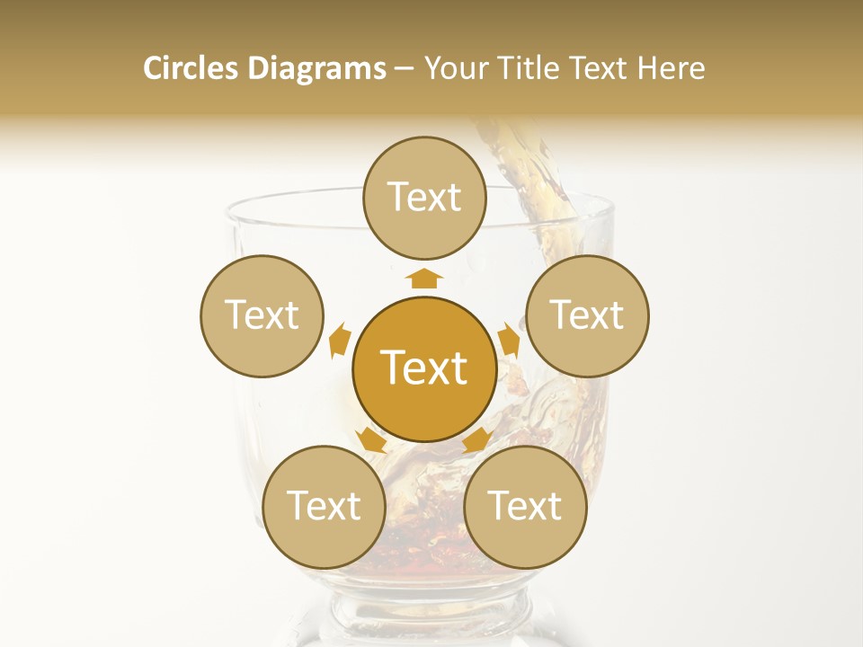 Brandy Alcohol Flow PowerPoint Template