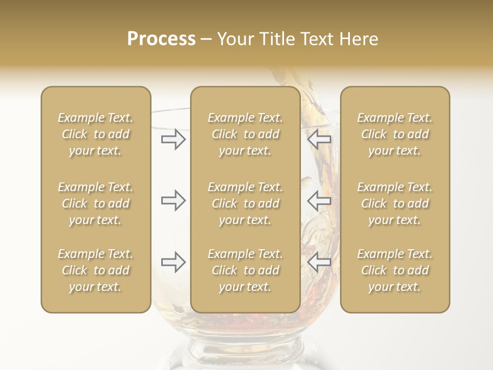 Brandy Alcohol Flow PowerPoint Template