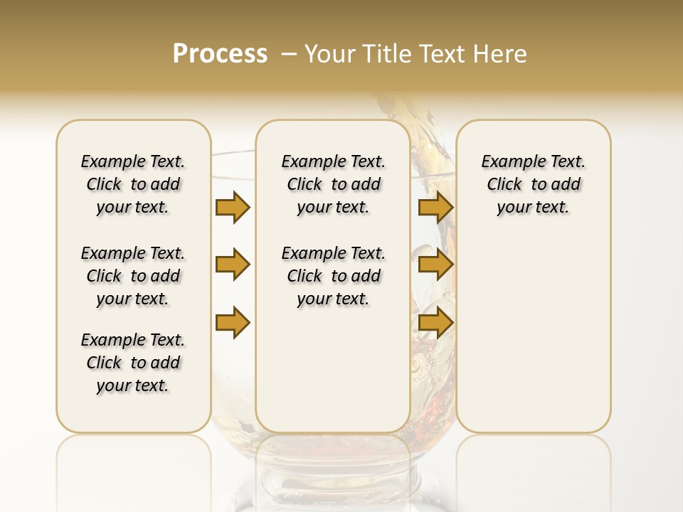 Brandy Alcohol Flow PowerPoint Template
