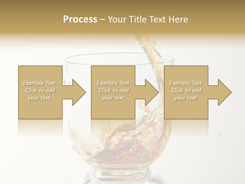 Brandy Alcohol Flow PowerPoint Template
