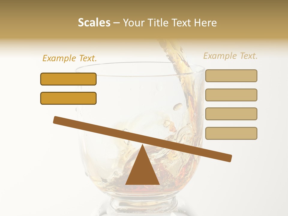 Brandy Alcohol Flow PowerPoint Template