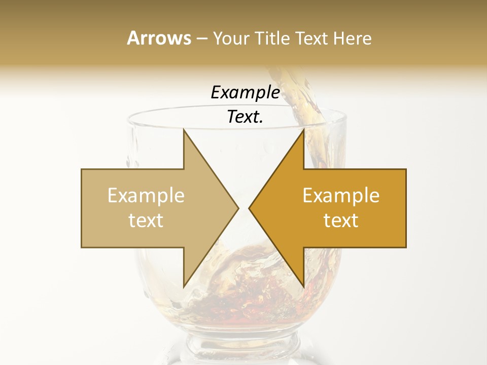 Brandy Alcohol Flow PowerPoint Template