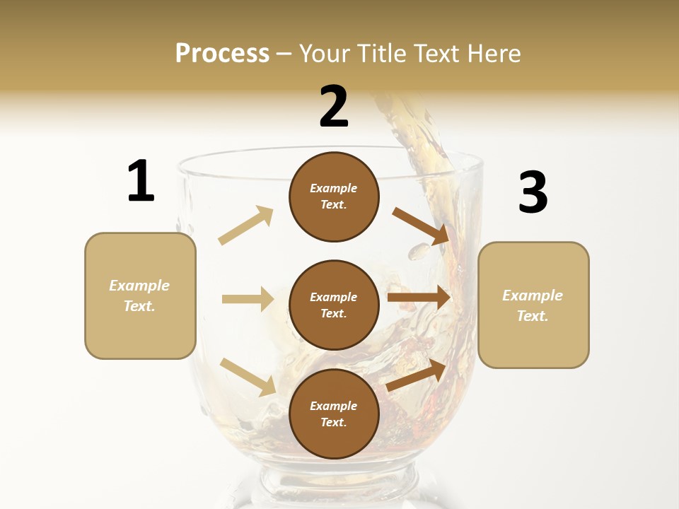 Brandy Alcohol Flow PowerPoint Template