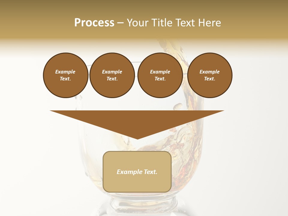 Brandy Alcohol Flow PowerPoint Template