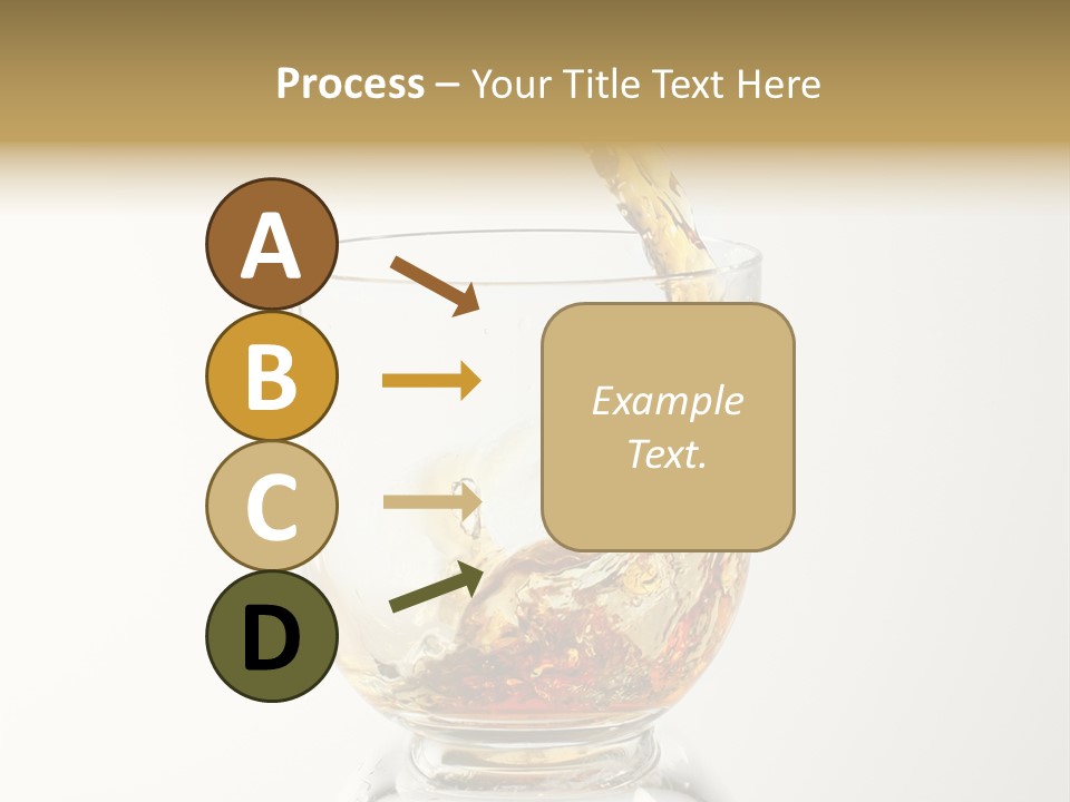 Brandy Alcohol Flow PowerPoint Template