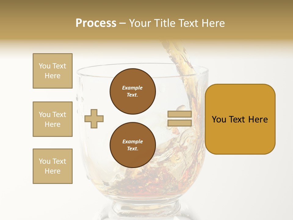 Brandy Alcohol Flow PowerPoint Template