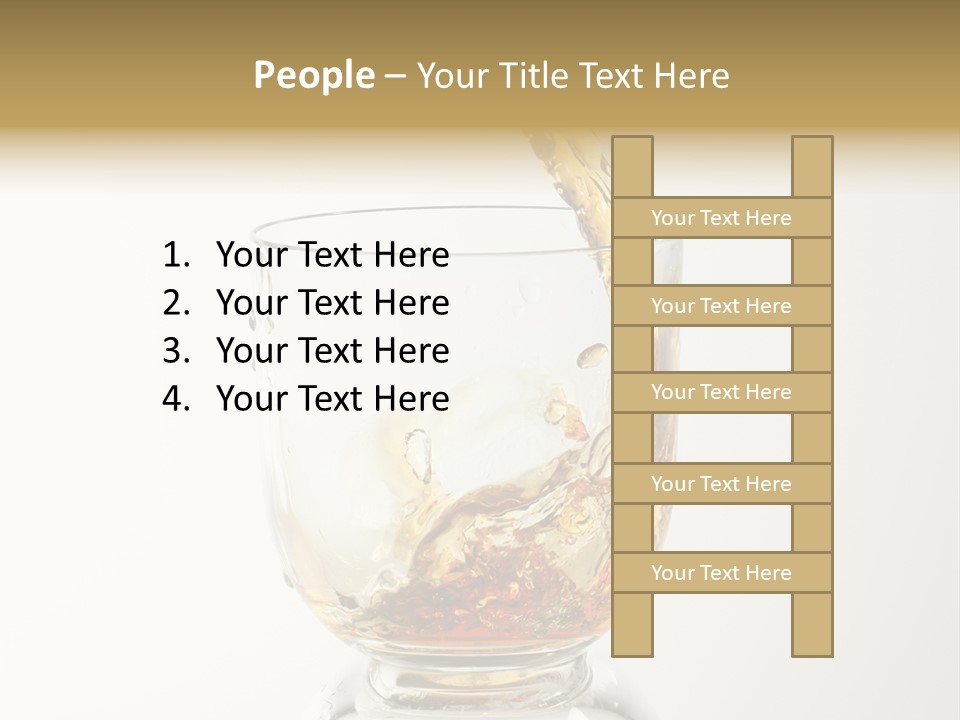 Brandy Alcohol Flow PowerPoint Template