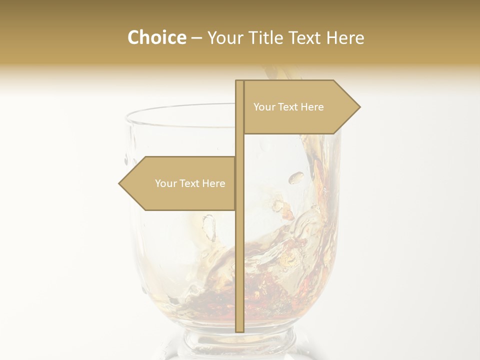 Brandy Alcohol Flow PowerPoint Template