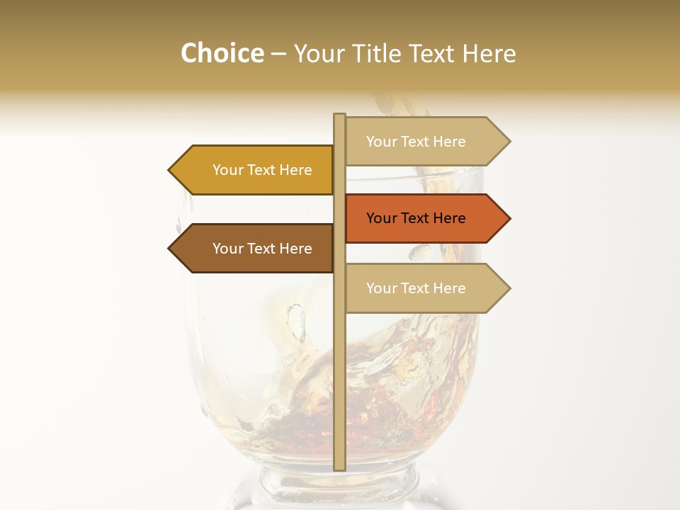 Brandy Alcohol Flow PowerPoint Template