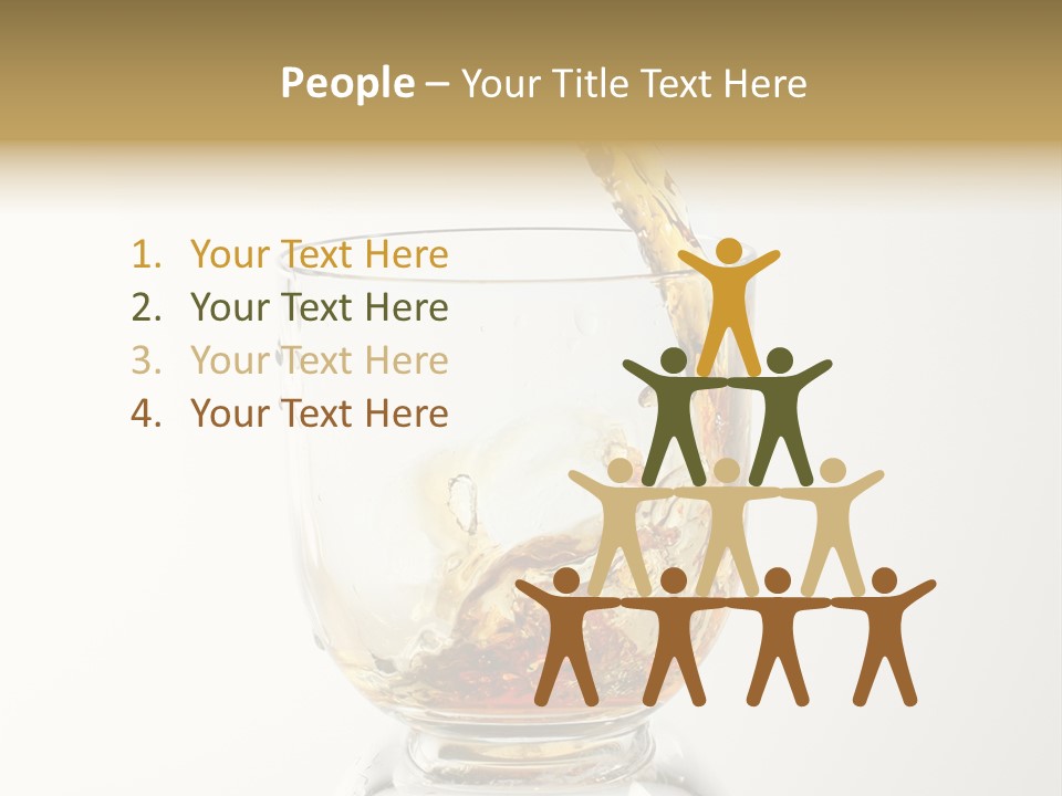 Brandy Alcohol Flow PowerPoint Template