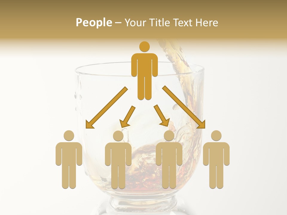 Brandy Alcohol Flow PowerPoint Template