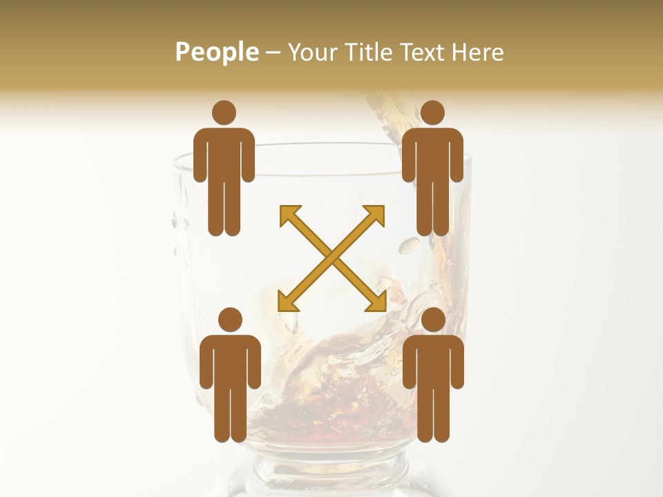 Brandy Alcohol Flow PowerPoint Template