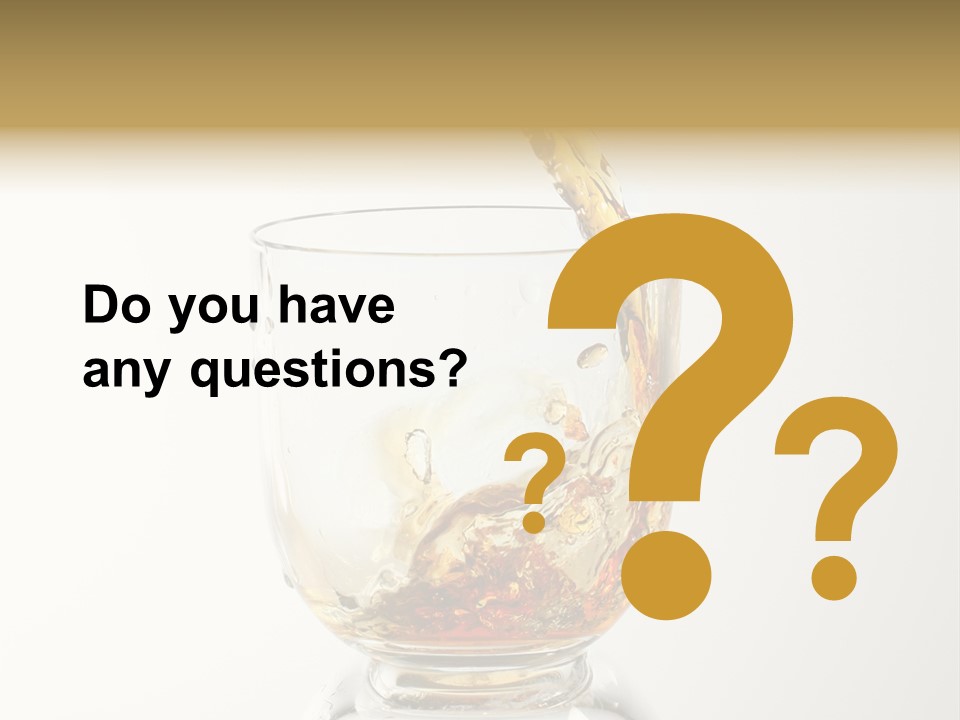 Brandy Alcohol Flow PowerPoint Template