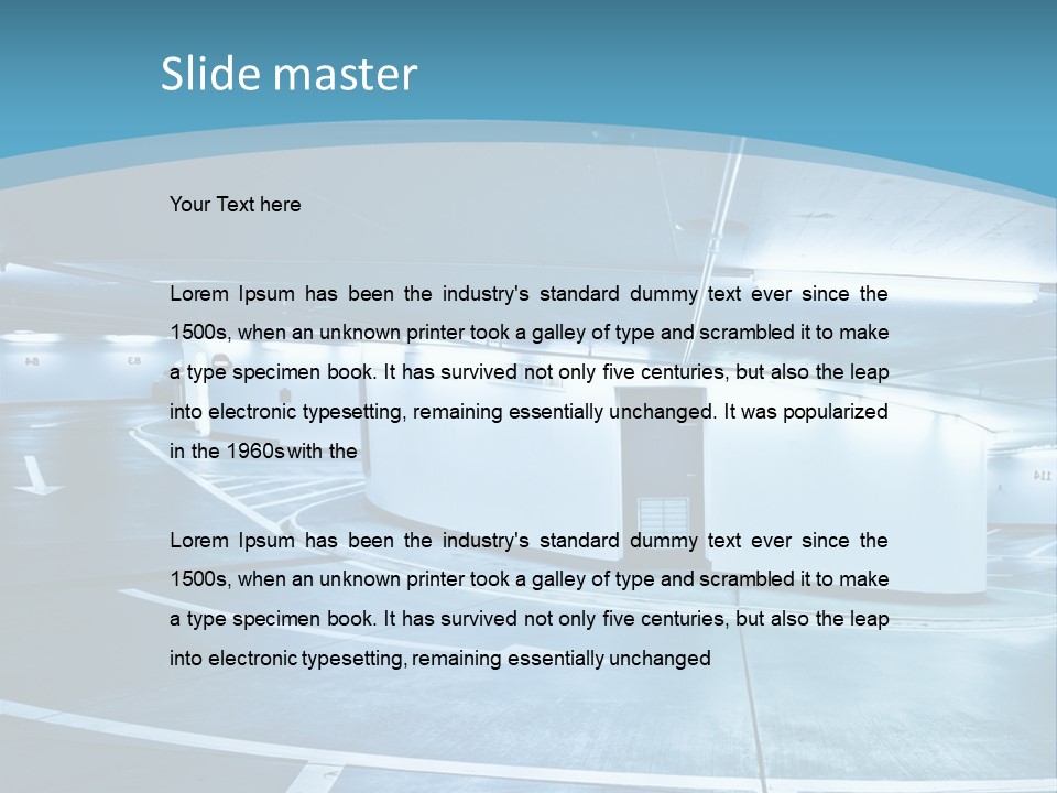 Column Concrete Texture PowerPoint Template