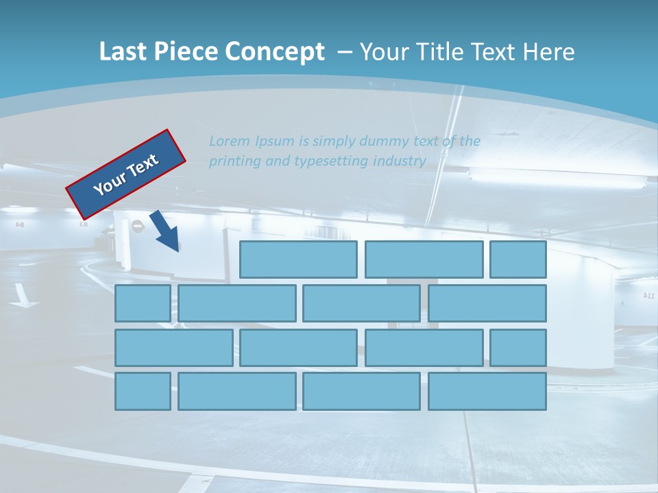 Column Concrete Texture PowerPoint Template