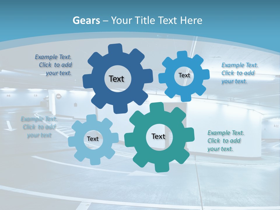 Column Concrete Texture PowerPoint Template