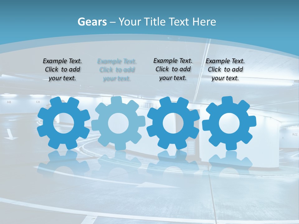 Column Concrete Texture PowerPoint Template