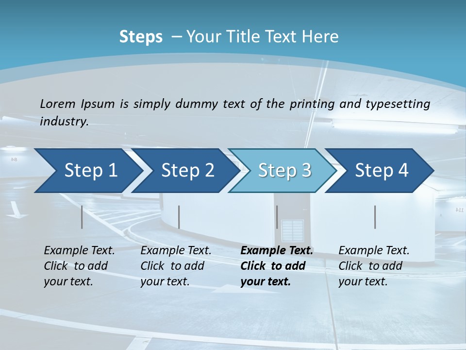 Column Concrete Texture PowerPoint Template