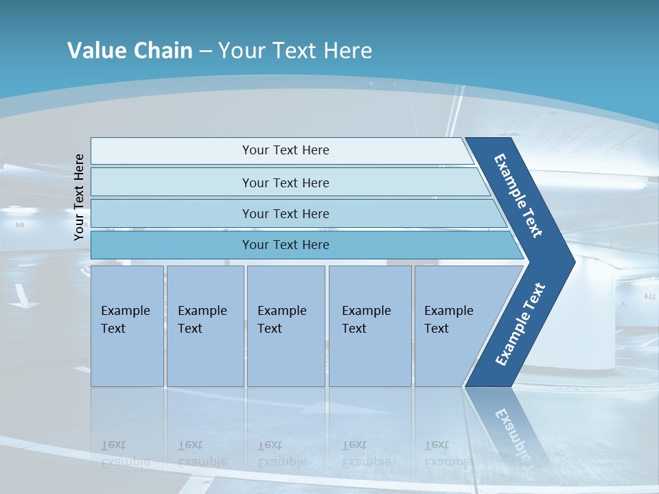 Column Concrete Texture PowerPoint Template