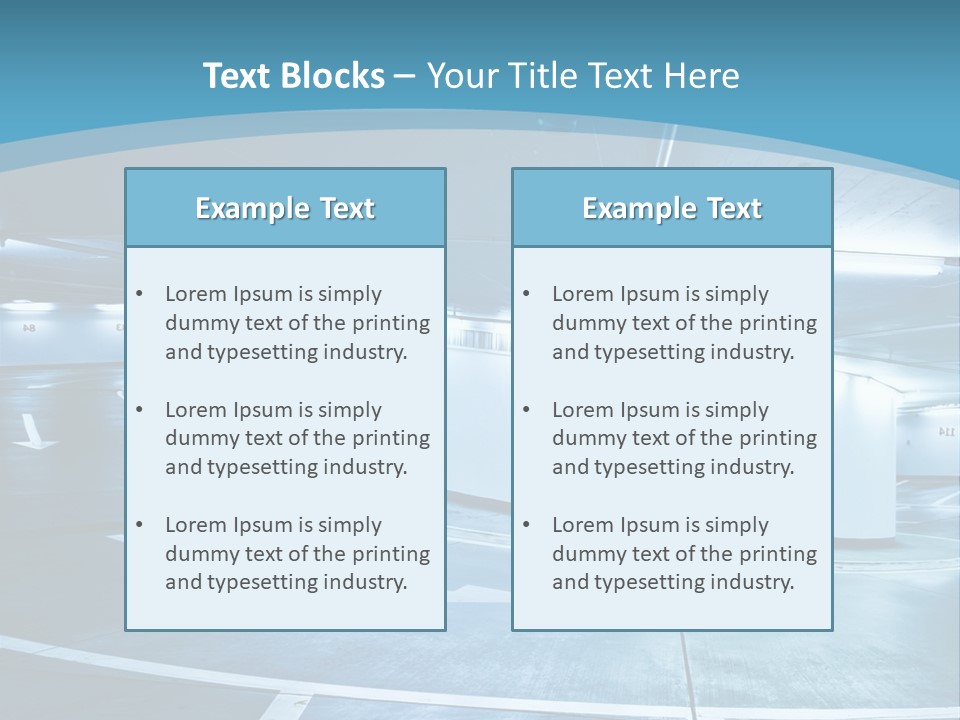 Column Concrete Texture PowerPoint Template