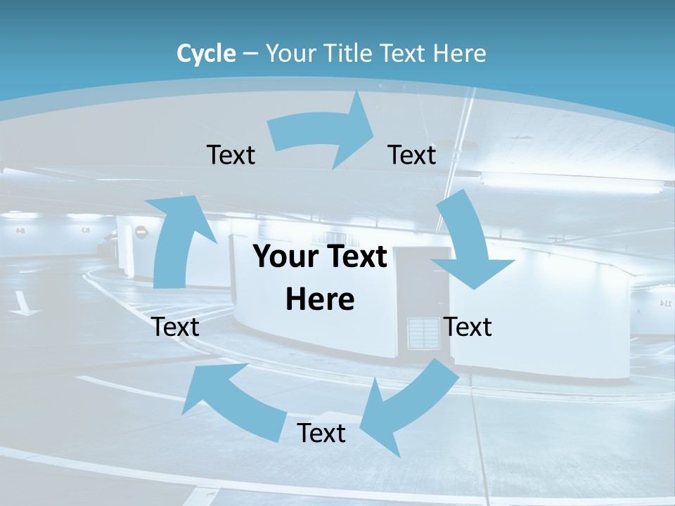 Column Concrete Texture PowerPoint Template