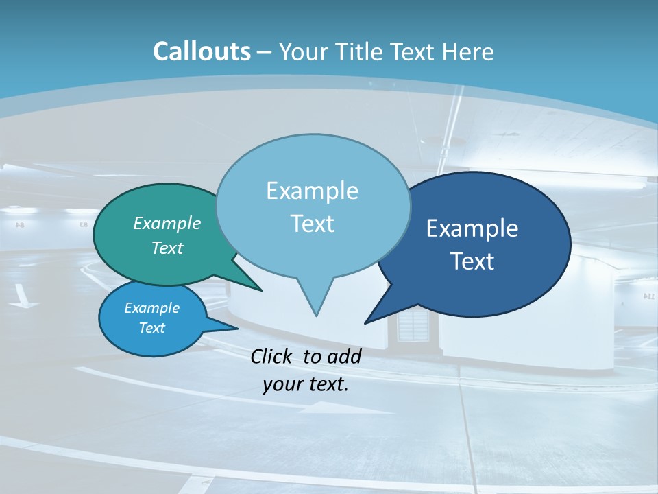 Column Concrete Texture PowerPoint Template