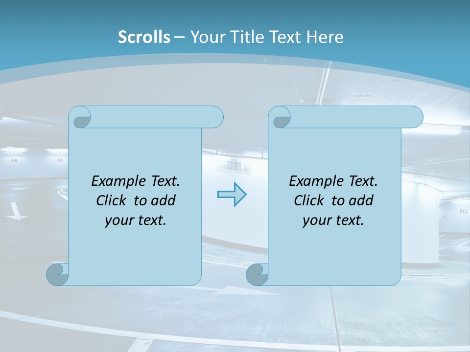 Column Concrete Texture PowerPoint Template